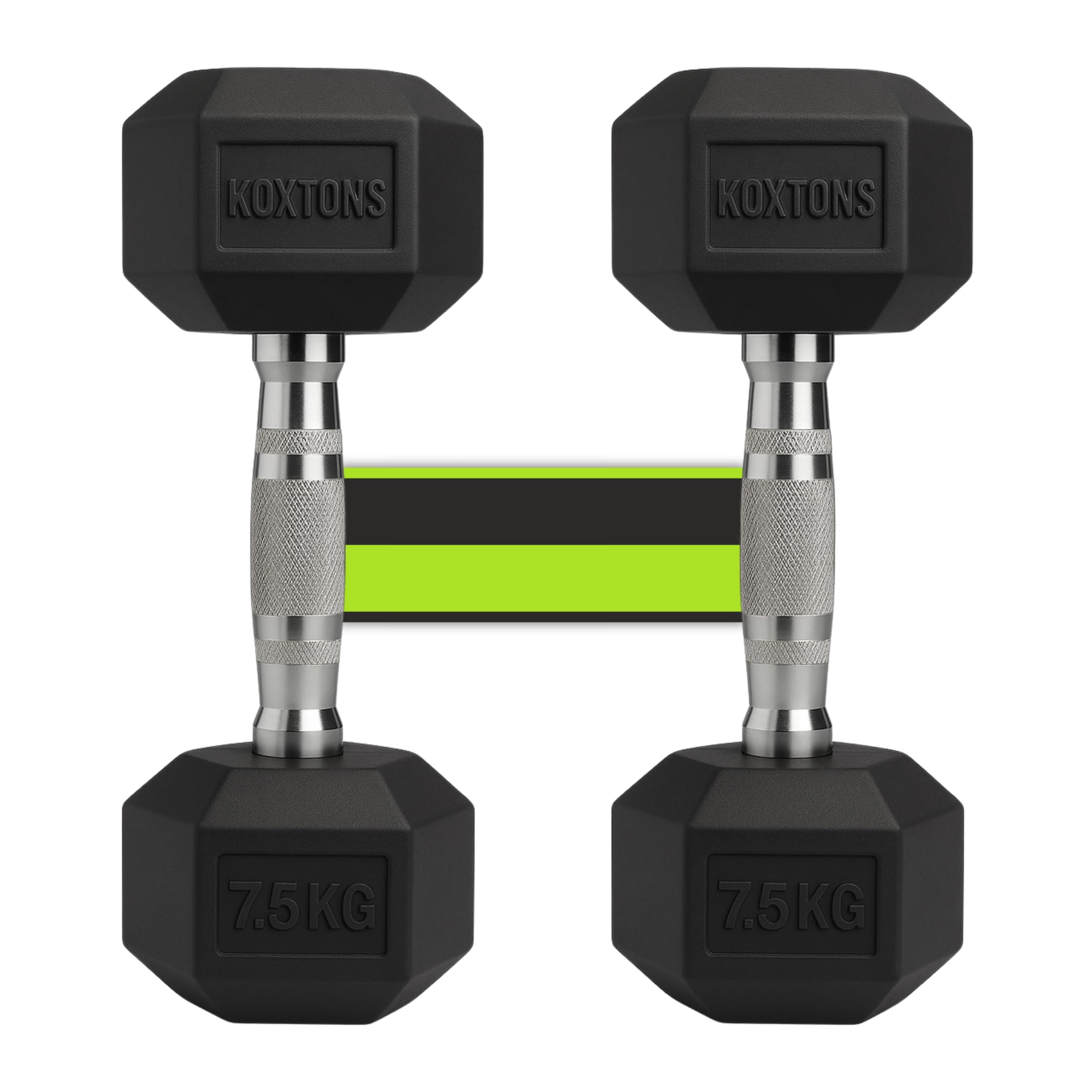 Dumbbell Set 7.5kg (Super) | Dumbbell 15kg Pair (7.5kg x 2pcs) | Rubber Coated Hex Dumbells for Home Gym | Gym Equipment for Home Workout, Strength Training, Weight Loss & Fitness-image-33