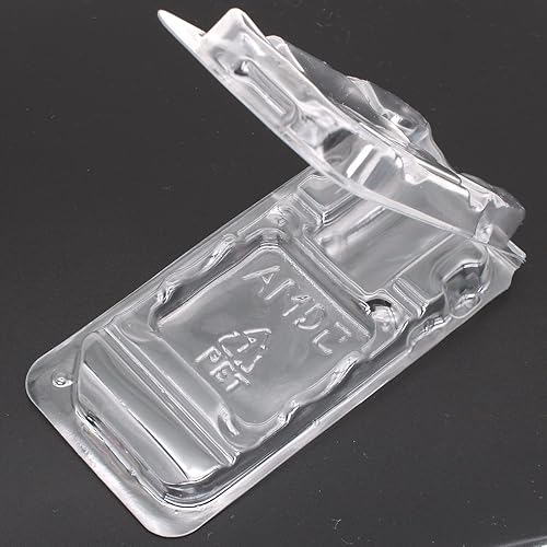AMD CPU Box FDXGYH - Caja protectora de plástico para CPU (4 unidades) para AMD 938 940 FM1 FM2 APU
