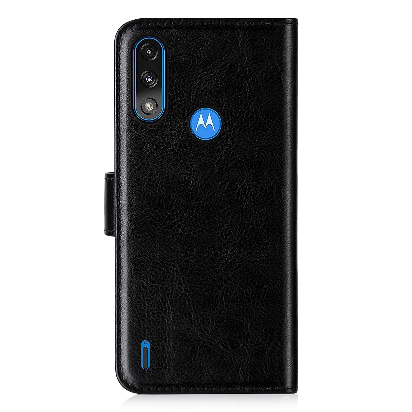 Custodia Portafoglio Moex Per Moto E7 Power/E7i Power, Pelle Vegana Nera, Con Tasche Per Carte E Funzione Stand - 2