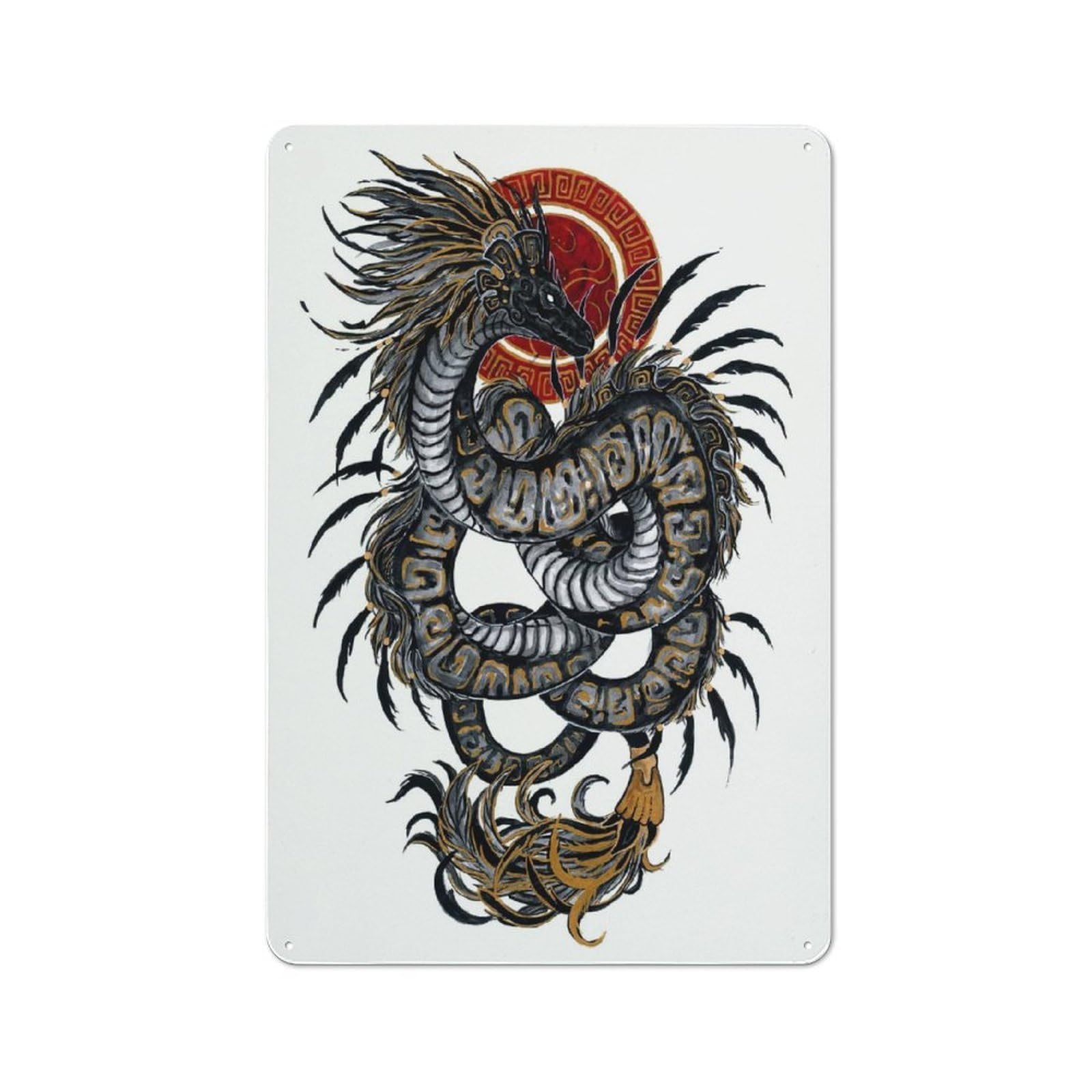 Tin Wall Plaque 30x20cm with Boitata for Café Or Home Bar, for Kitchen, Dining Room And Home Bar Wall Decor
