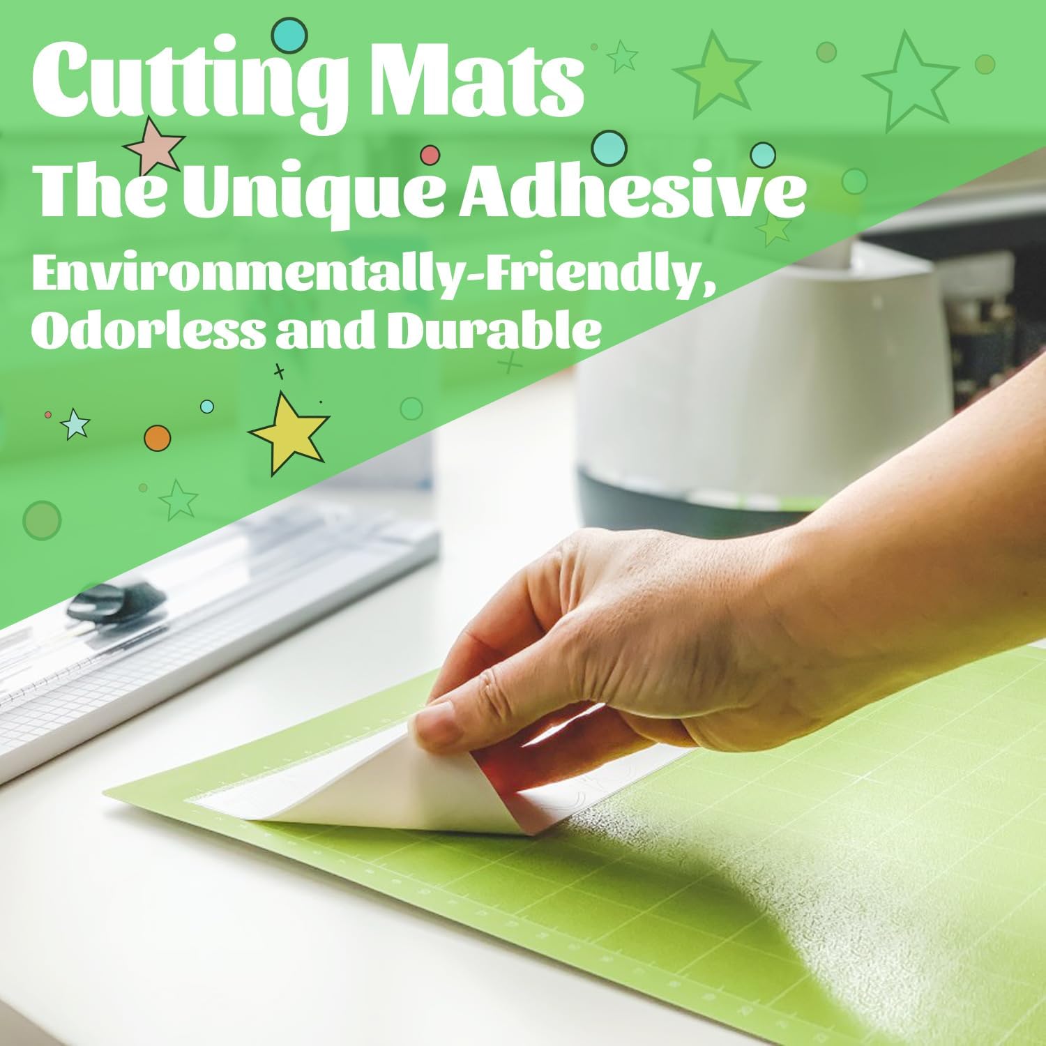 THANMAO Standard Grip Cutting Mat 3 Pack,12"x12" Standard Grip Cutting Mats for Cricut Maker 3//Explore 3/Air 2/Air/One，Replacement Accessories Card for HTV/Cardstock/Paper/Adhesive Vinyl