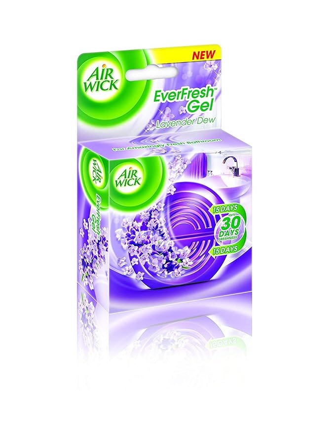Airwick Everfresh Gel Air Freshener, Lavender 50 g Bathroom