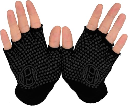 Mato Hash Yoga Pilates Guantes de agarre de ejercicio sin dedos Mato Hash Yoga Pilates Guantes de agarre de ejercicio sin dedos