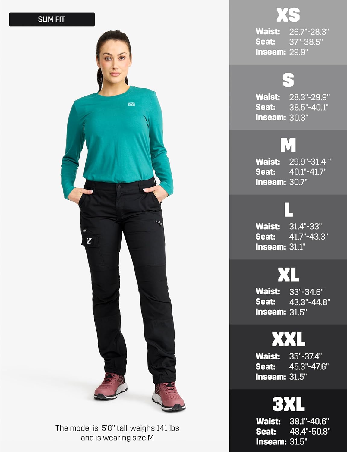 RevolutionRace Women's Nordwand Pants, Durable Pants for All Outdoor Activities