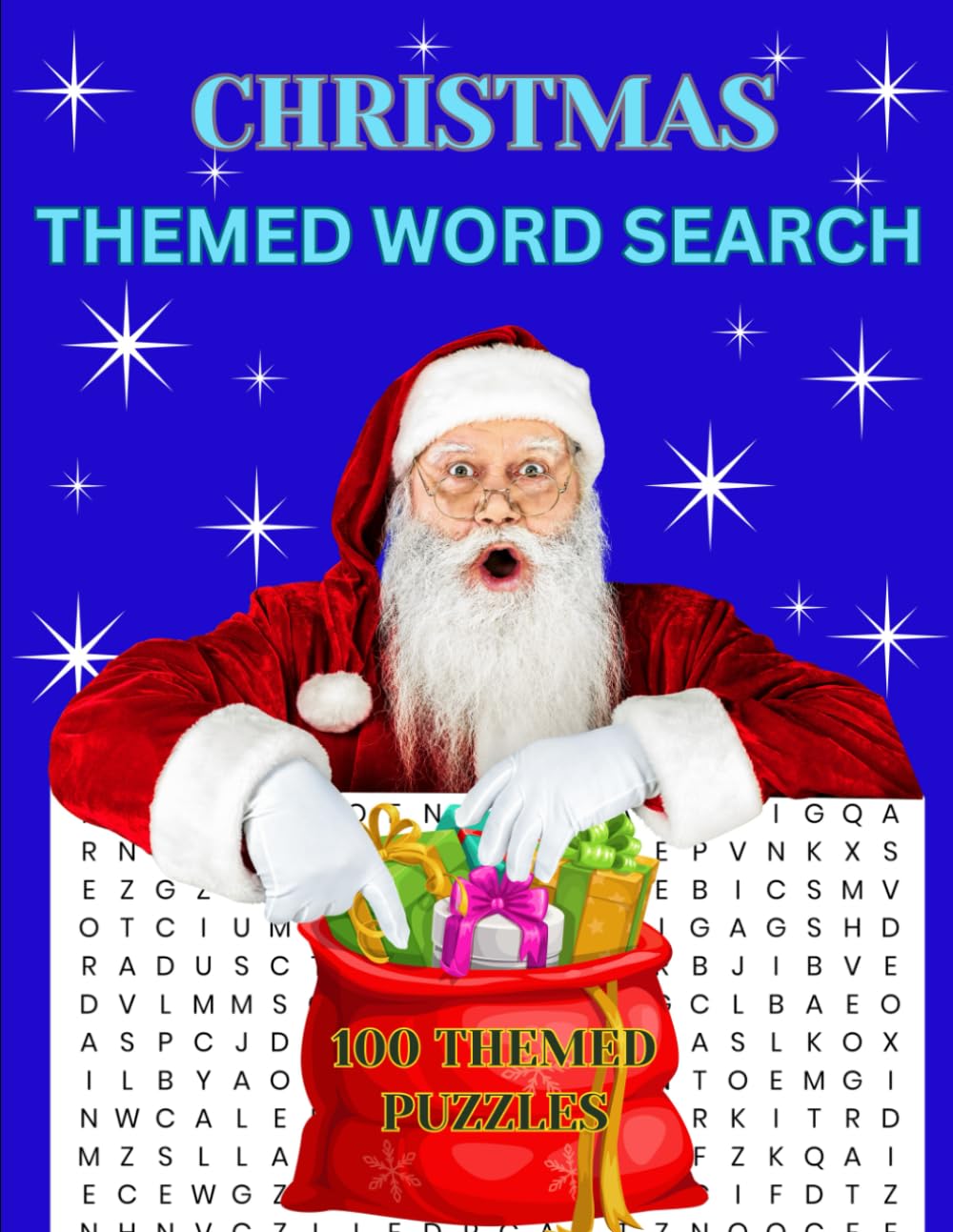 Christmas Word Search Puzzle Book: Xmas themed word search with large print