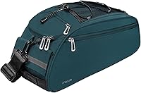 Vista 10 de MOSISO Bolsa de maletero para bicicleta, bolsa impermeable para asiento trasero de bicicleta, bolsa de almacenamiento para el sillín, bolsa