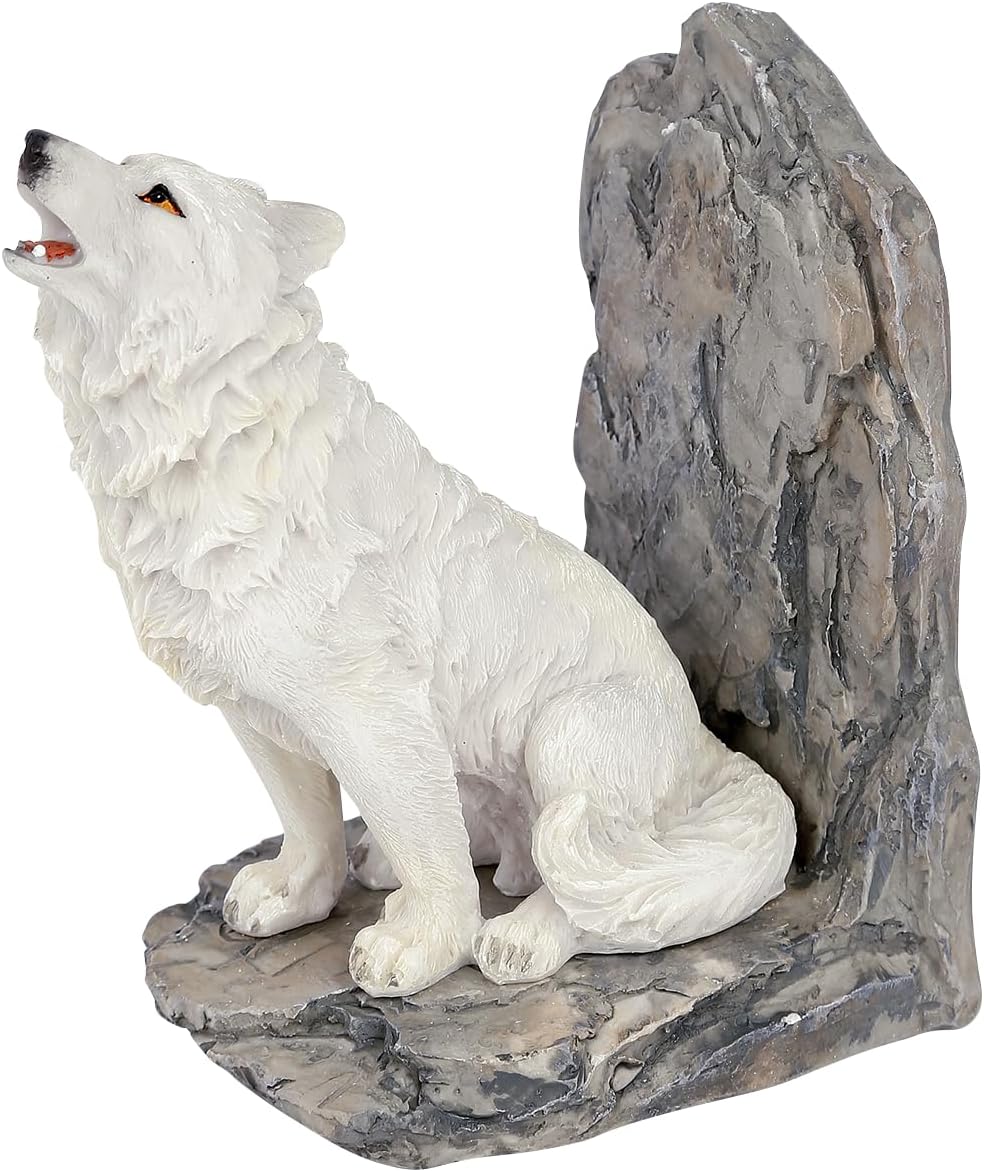 Nemesis Now Wardens of The North Bookends 20.3cm White, Resin