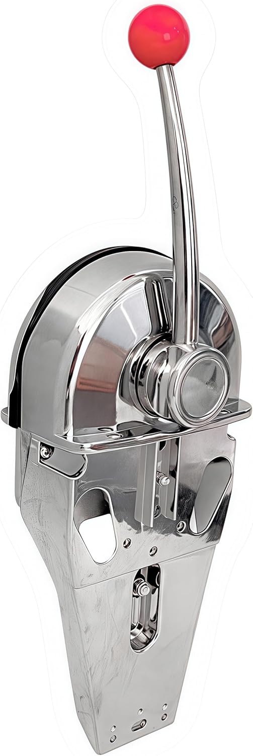 Zinc alloy control box installed on the top of the outer side of the ship for remote throttle control