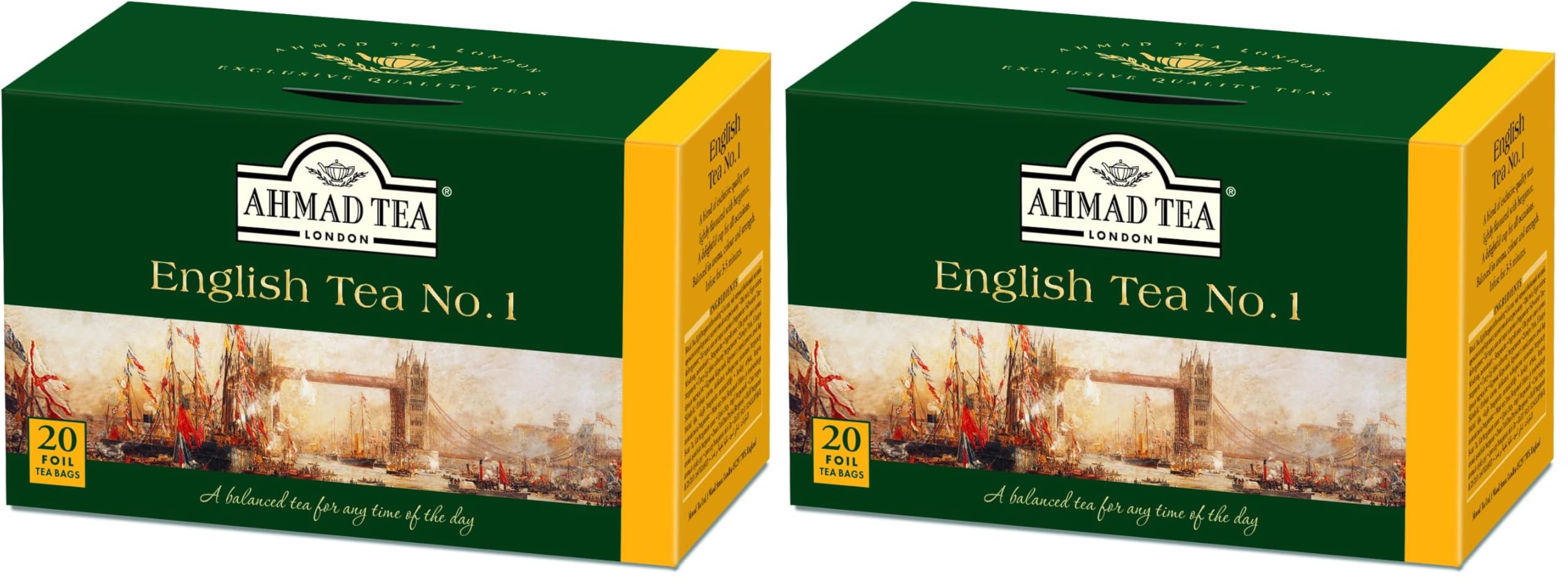 Ahmad Tea Green Tea, Green Tea Teabags 100 ct - Caffeinated & Sugar-Free — Amazon image 13