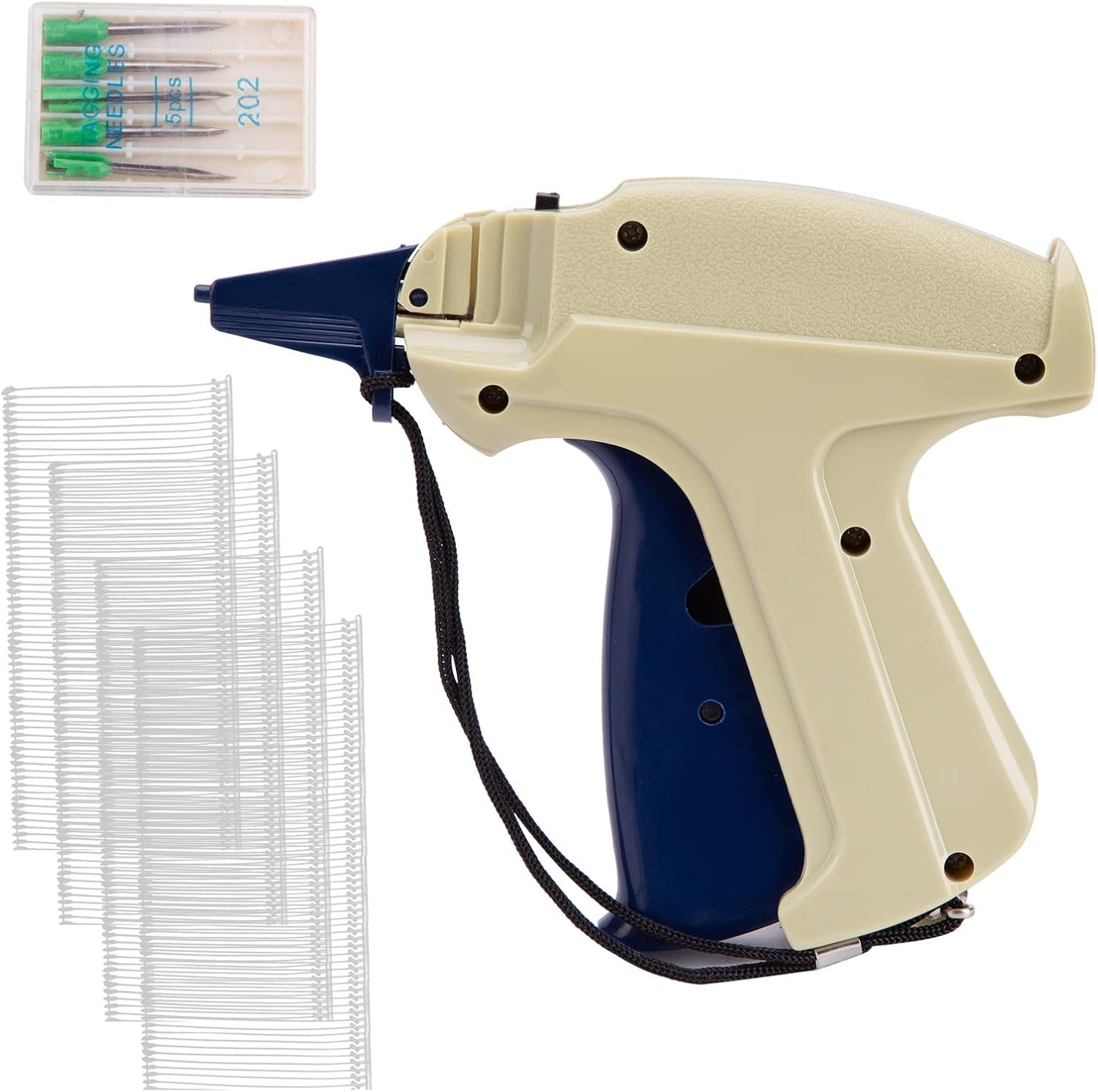 MSILVA Beige Clothing Label Gun, Steel Needle Label Gun for Clothing