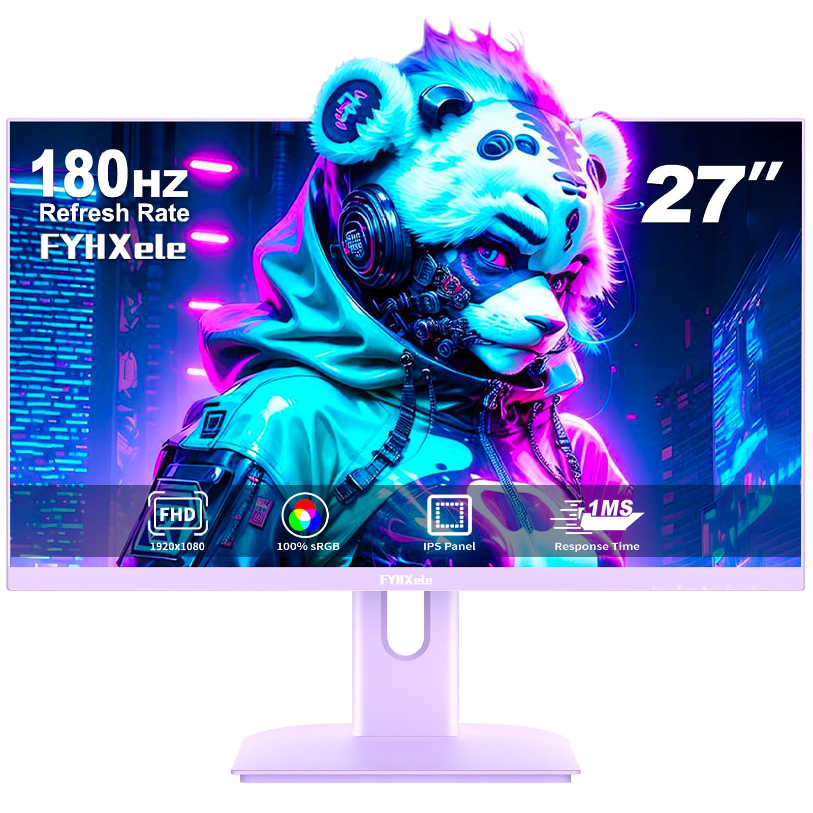 Amazon.com: 27” Gaming Monitor，FHD (1920x1080P) 180Hz 100