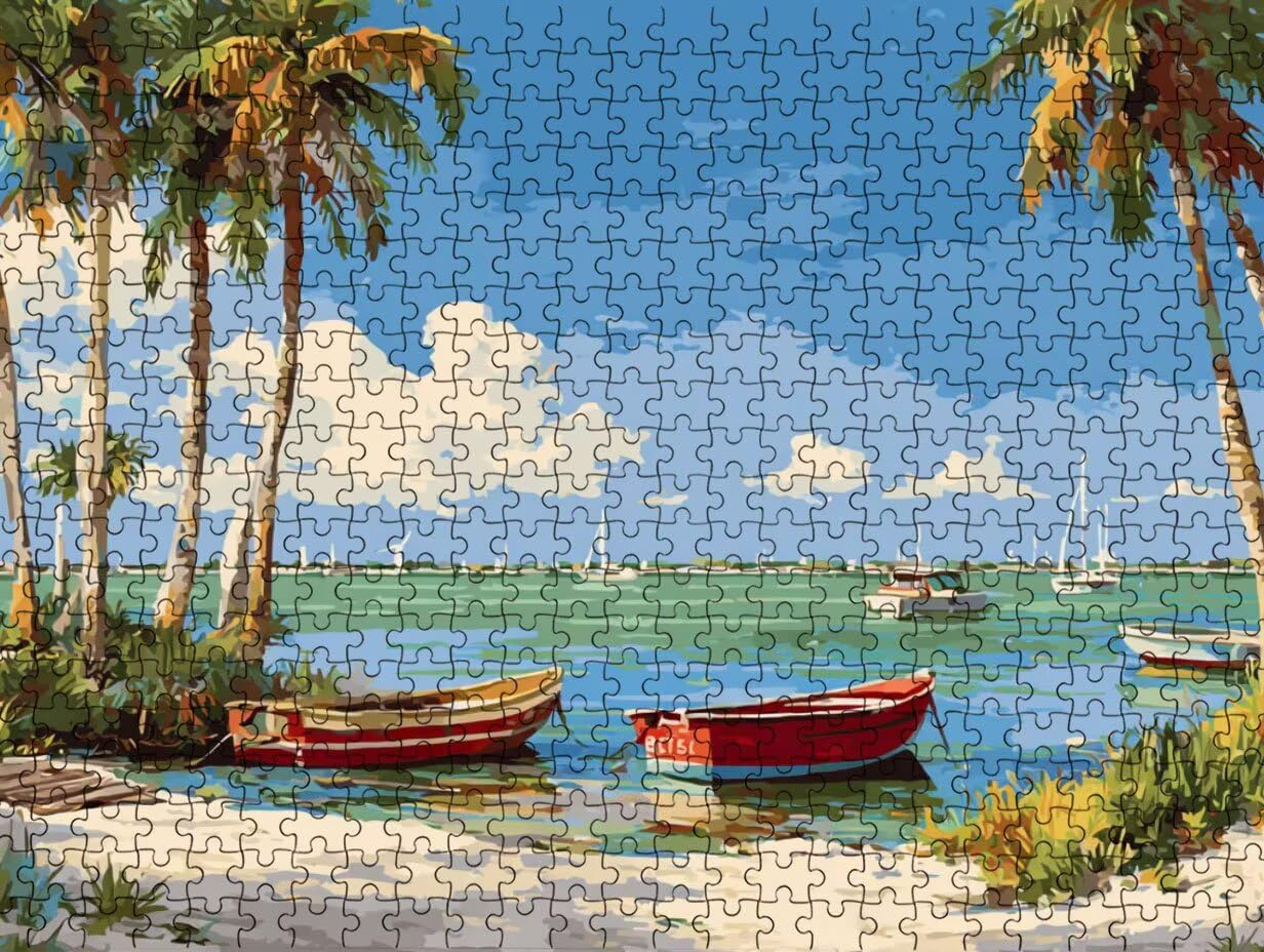 Puzzle de 2000 para Adultos, Cocotero del Estrecho, Clásicos YHPGL7-290