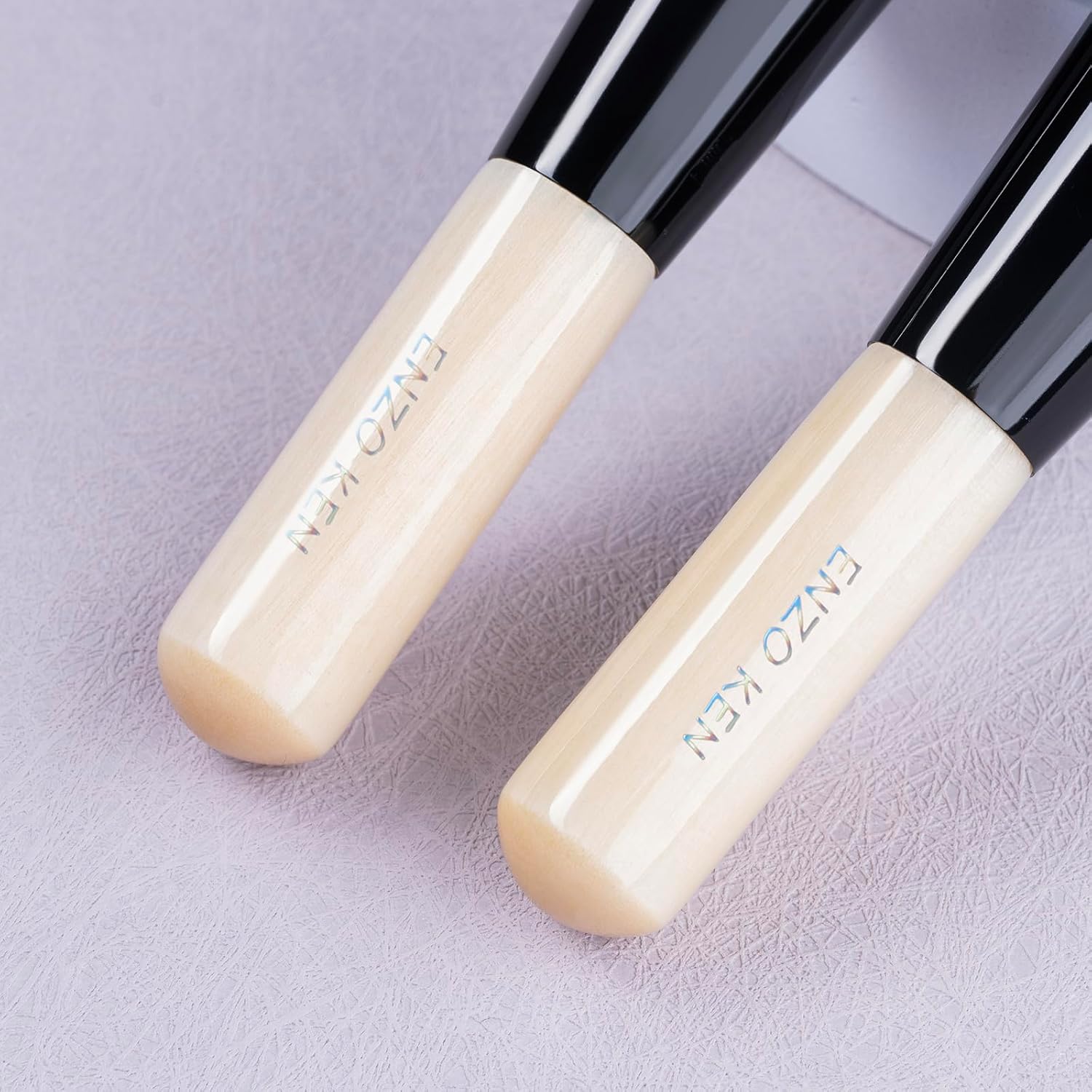 ENZO KEN Kabuki Powder Foundation Brush, Powder Contour and Bronzer Brush, Portable Travel Kabuki Foundation Brush, Makeup Brush for Liquid Blush, Cream Foundation Blending. (K800)