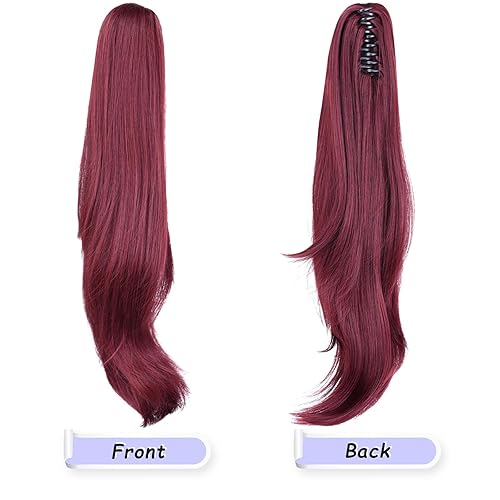 Miniatura 394 de Brown ponytail extension,16" claw clip hair extensions ponytail short curly hair ponytail Extension Natural Looking Synthetic Hairpiece for Women