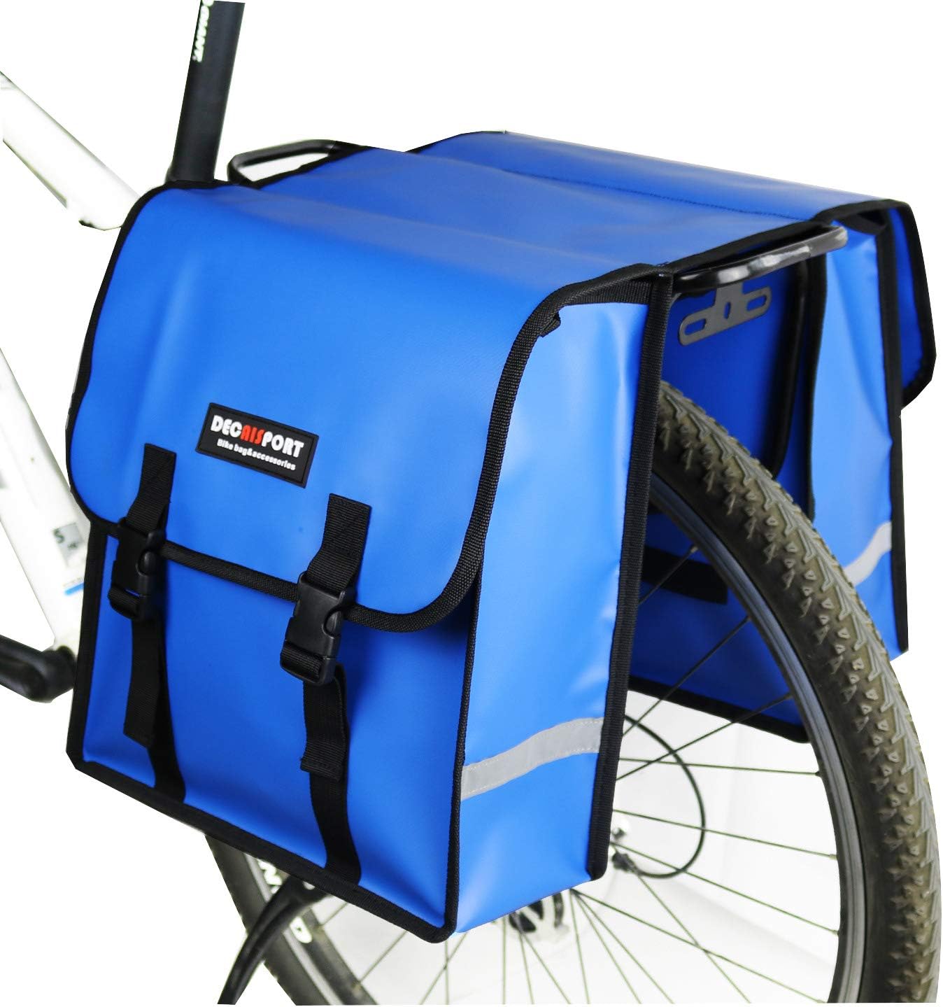 TZKI Waterproof Classic Double Pannier Bag Bicycle Cycle Bike, Cycling