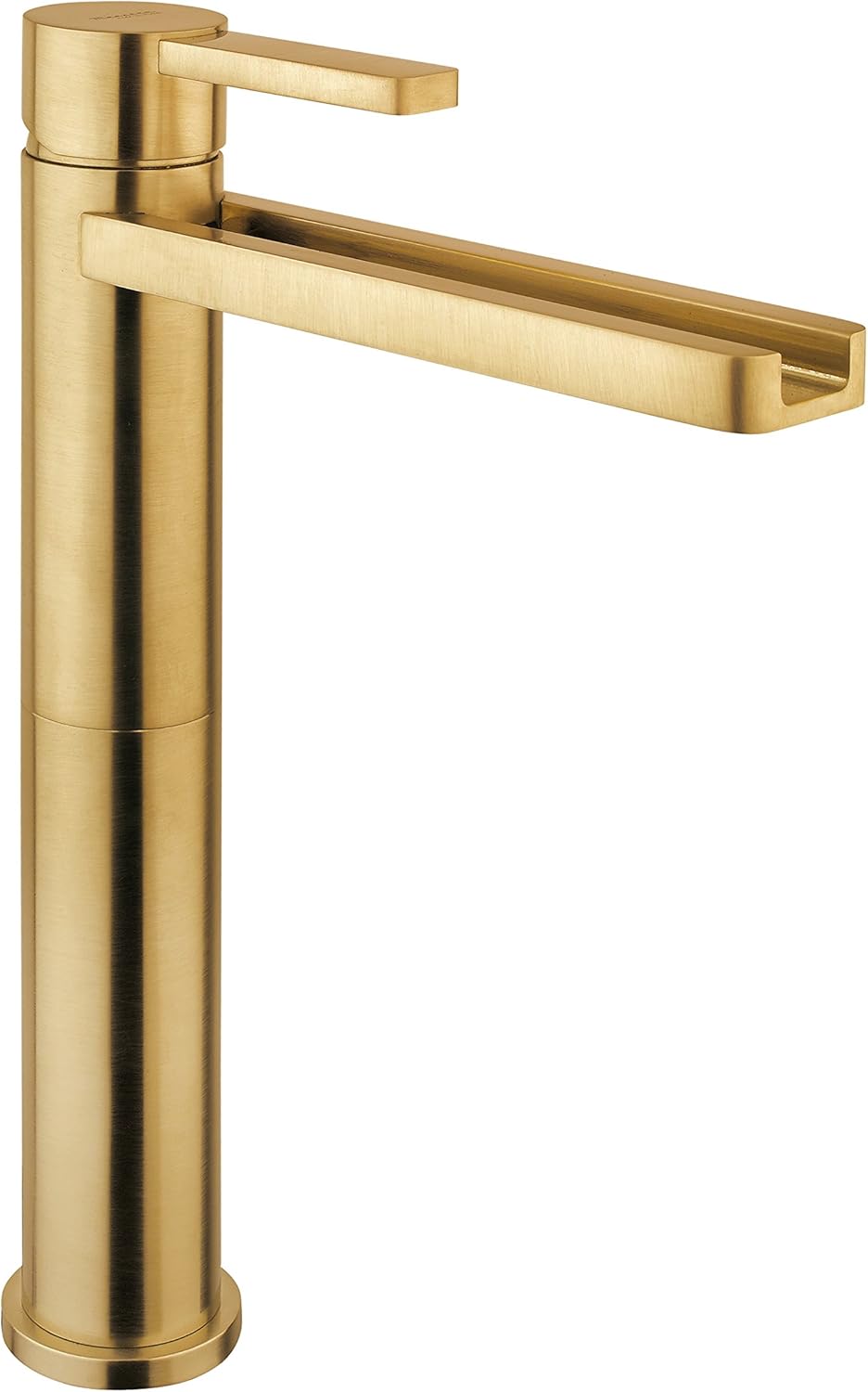 MaestroBath FAU019BGL Luxury Brushed Gold Bathroom Faucet, Touch On