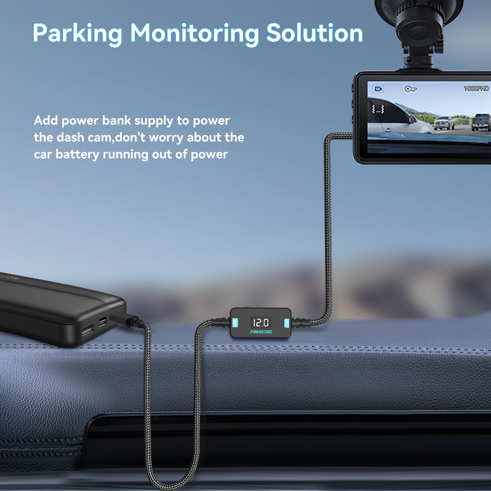dash cam that doesn't need cigarette lighter Amazon.com: FARSENSE USB C to 12V Cigarette Lighter Adapter-USB C to 12V  Adapter,Type C Male to 12V Cigarette Lighter Socket Female Cable(1FT)  Supports Voltage Display for Dash Cam,GPS,Driving Recorder,Etc 1 Pack :