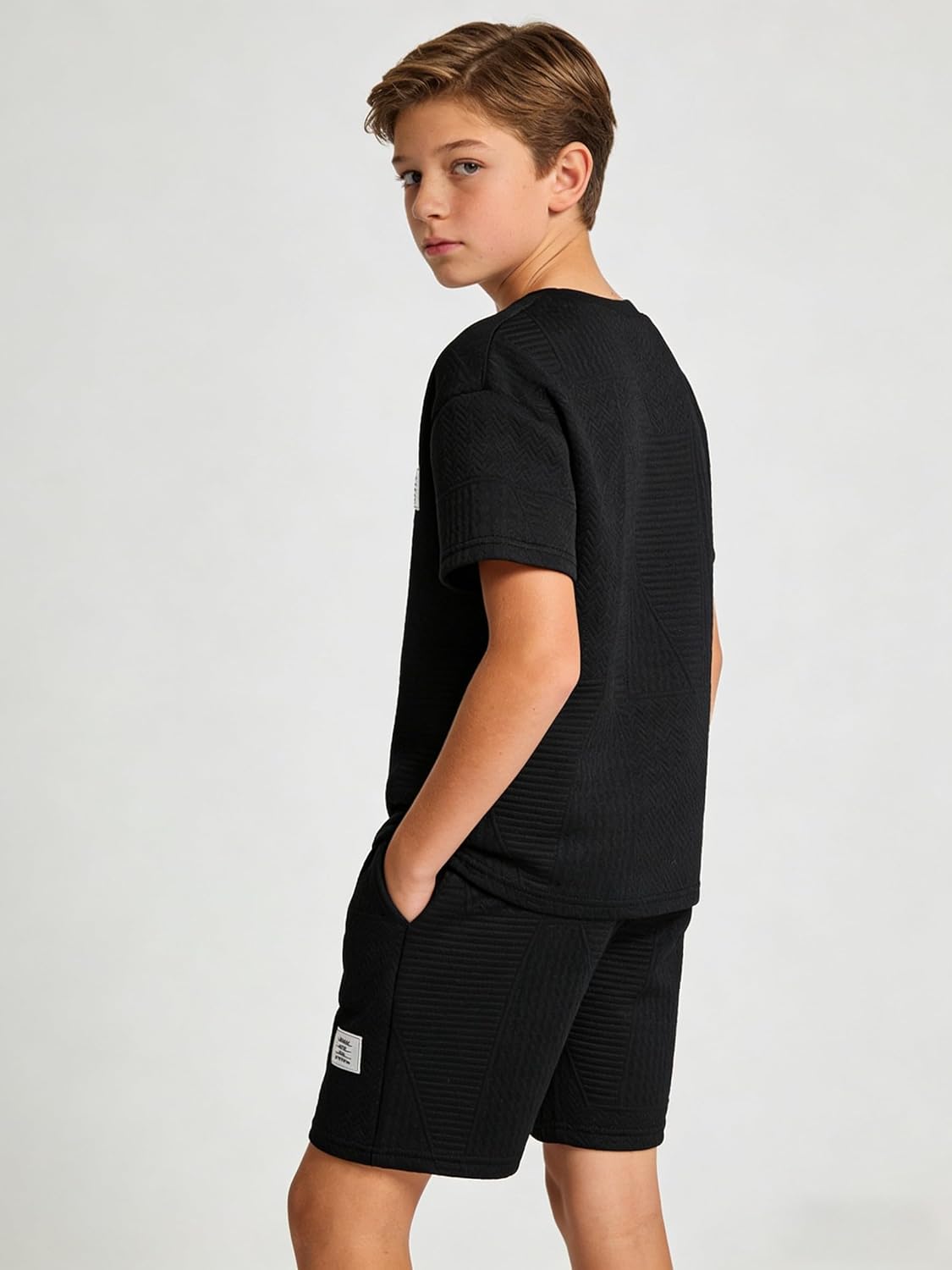 Tween Boys Clothes Summer Short Sleeve Top & Shorts Set 2-Piece Casual Outfit Size 6-12 Years - Image 6