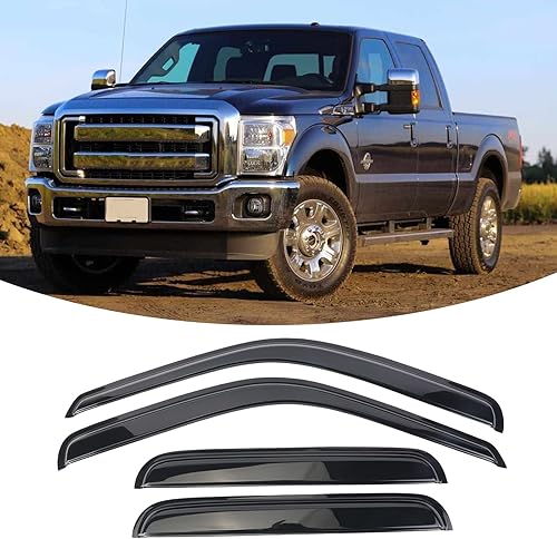 Duolctram - 4 deflectores de visera de ventana de repuesto para Nissan Sentra Sedan 2013-2019