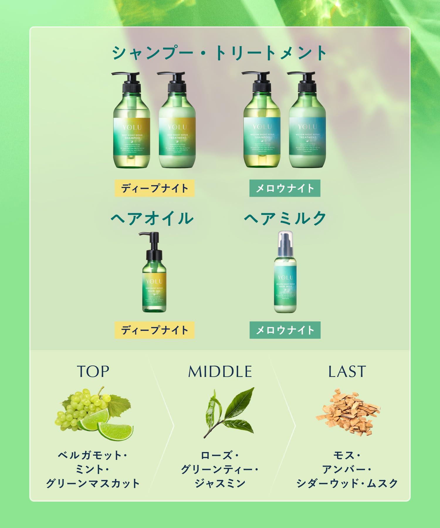 Amazon | YOLU ヨル トリーツ サマー シャンプー トリートメント