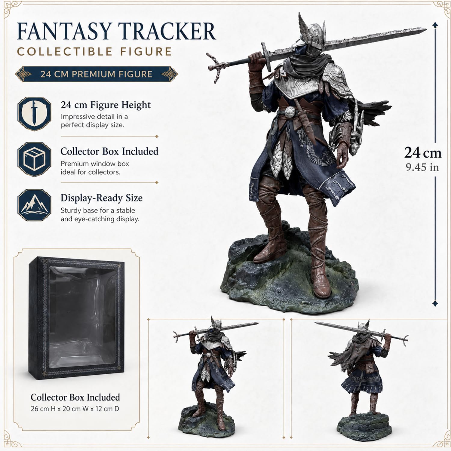 Eldens Ring Nightreign Tracker Figurine Articulée de 24 cm
