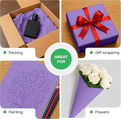 Vista 156 de Rollo de papel kraft marrón de 24 x 2160 pulgadas (180 pies), paquete de 4 – Papel de embalaje marrón hecho en Estados Unidos de 30 libras de grosor