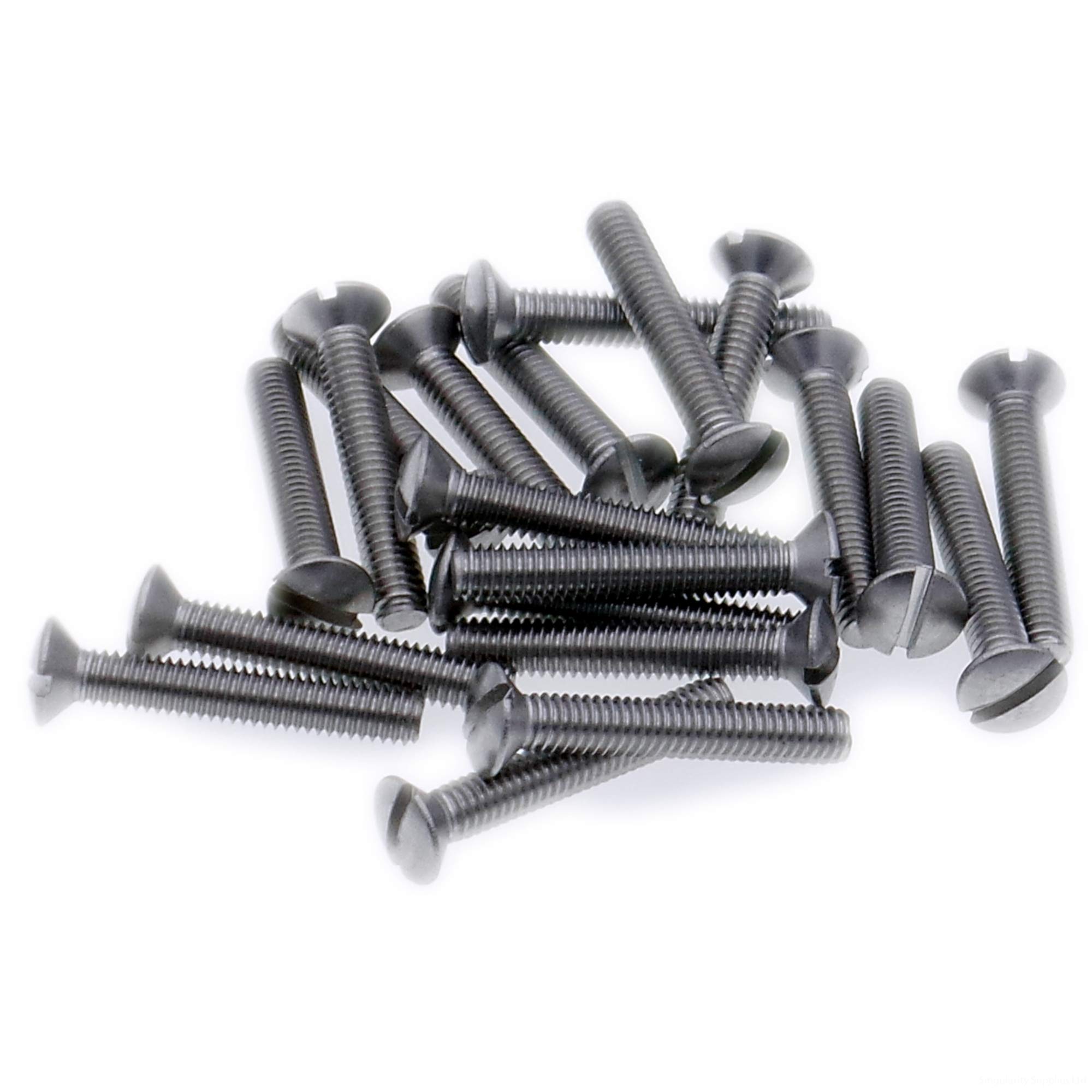 Singularity Supplies M3 (3Mm X 8Mm) Slot Raised Countersunk Machine Screw (Bolt) - Stainless Steel (A2) (Pack Of 20)