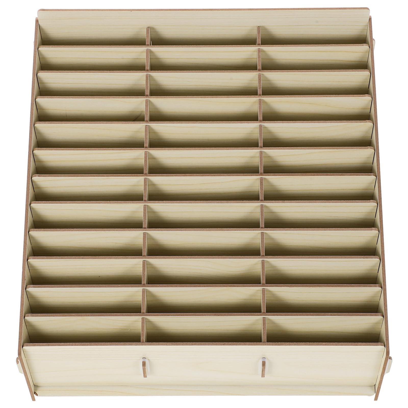 Organisateur de bureau pour téléphone portable bois à compartiments