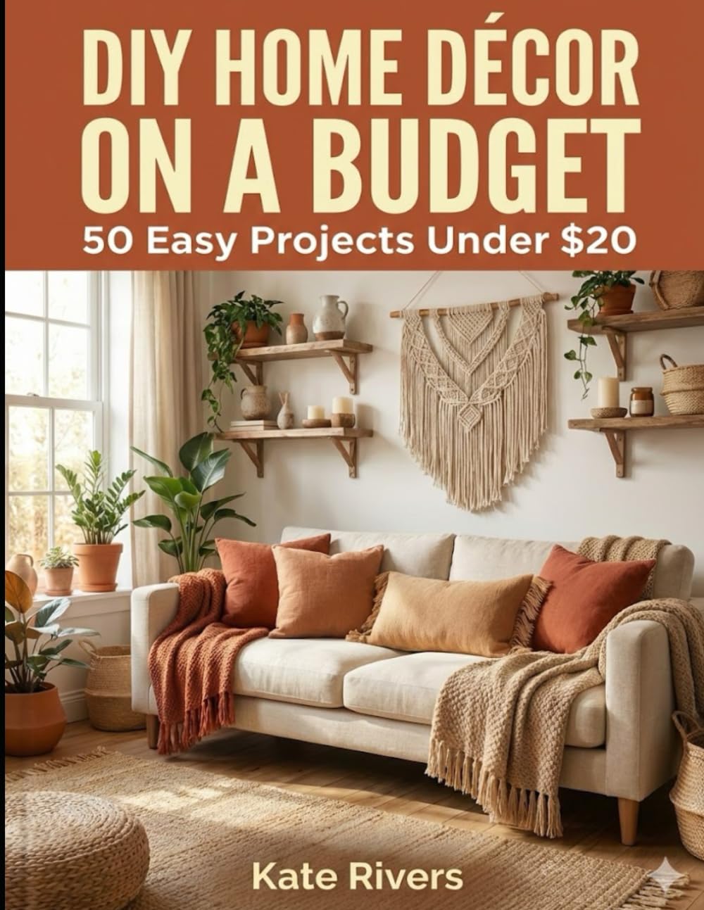 DIY Home Décor on a Budget: 50 Easy Projects Under $20 - No Sewing, No Power Tools, No Experience Needed