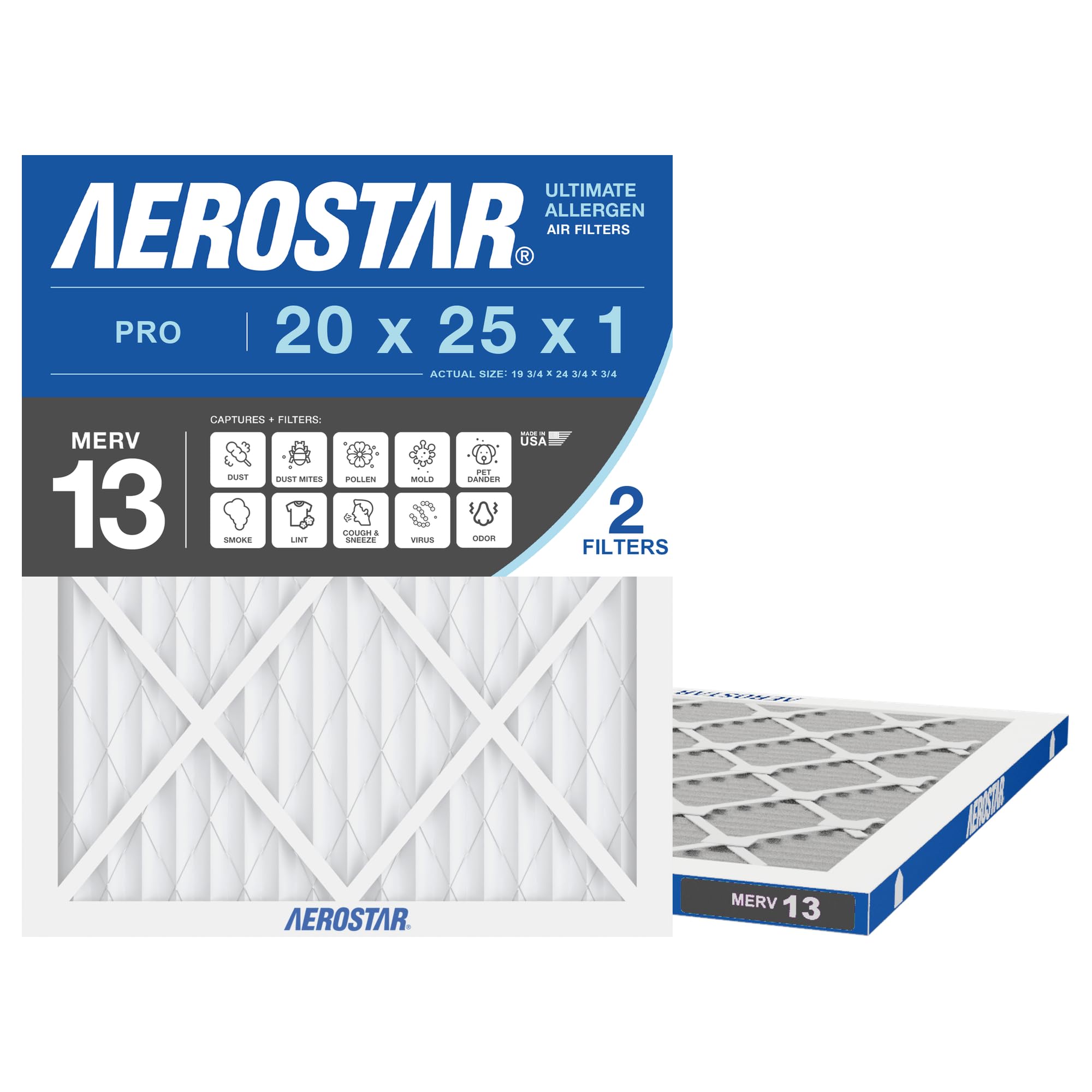 Aerostar - Filtro de aire de 1 pulgada AC y Furnace