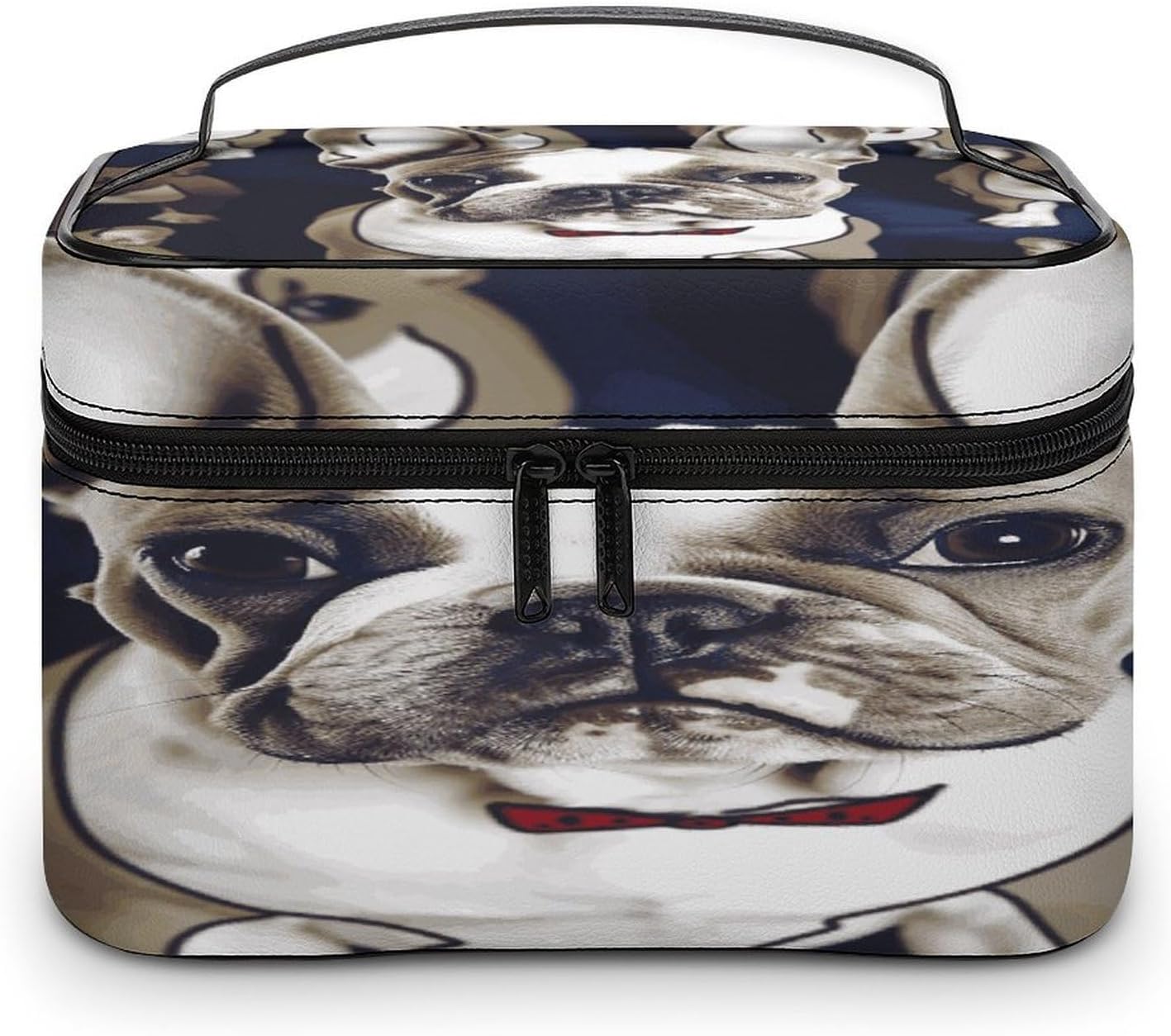 Cute French Bulldog Travel Makeup Bag Cosmetic Bag Toiletry Bags