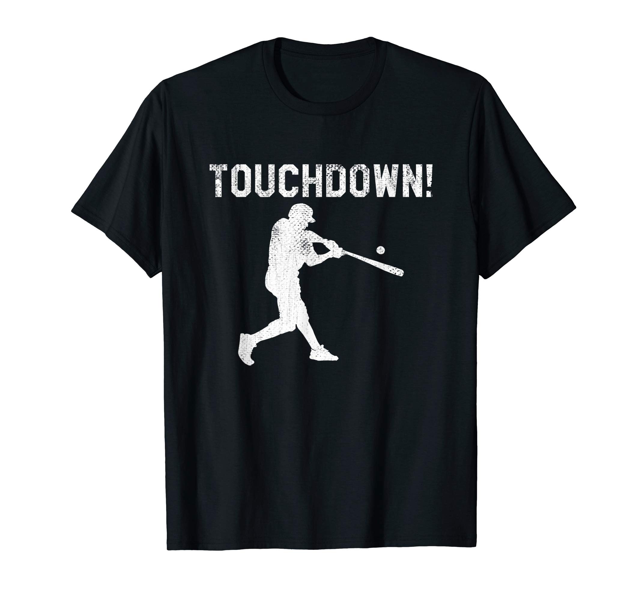 baseball shirts for menwoman kids touchdown funny fun shirt T-Shirt