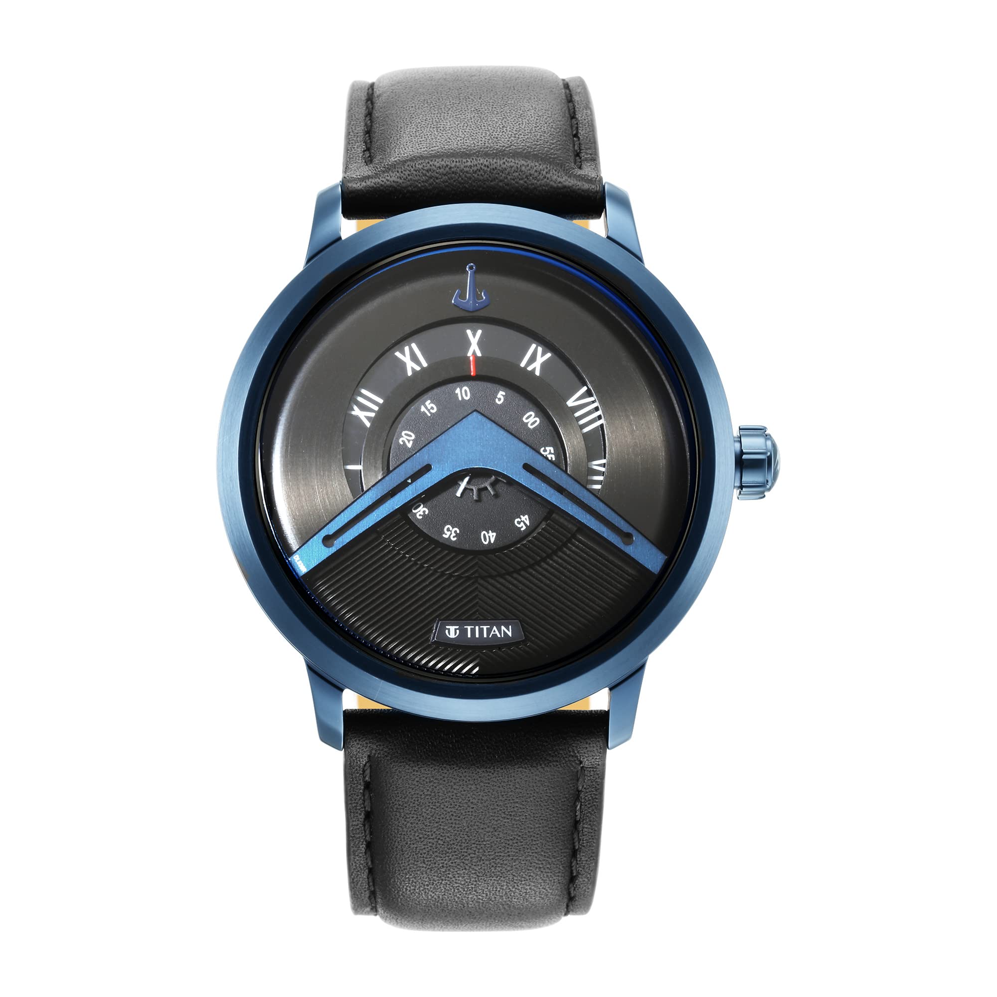 Titan Regalia Maritime Black Dial Analog Leather Strap Watch for Men-NS1828QL04 (B09LV9VS6N) Amazon Price History, Amazon Price Tracker