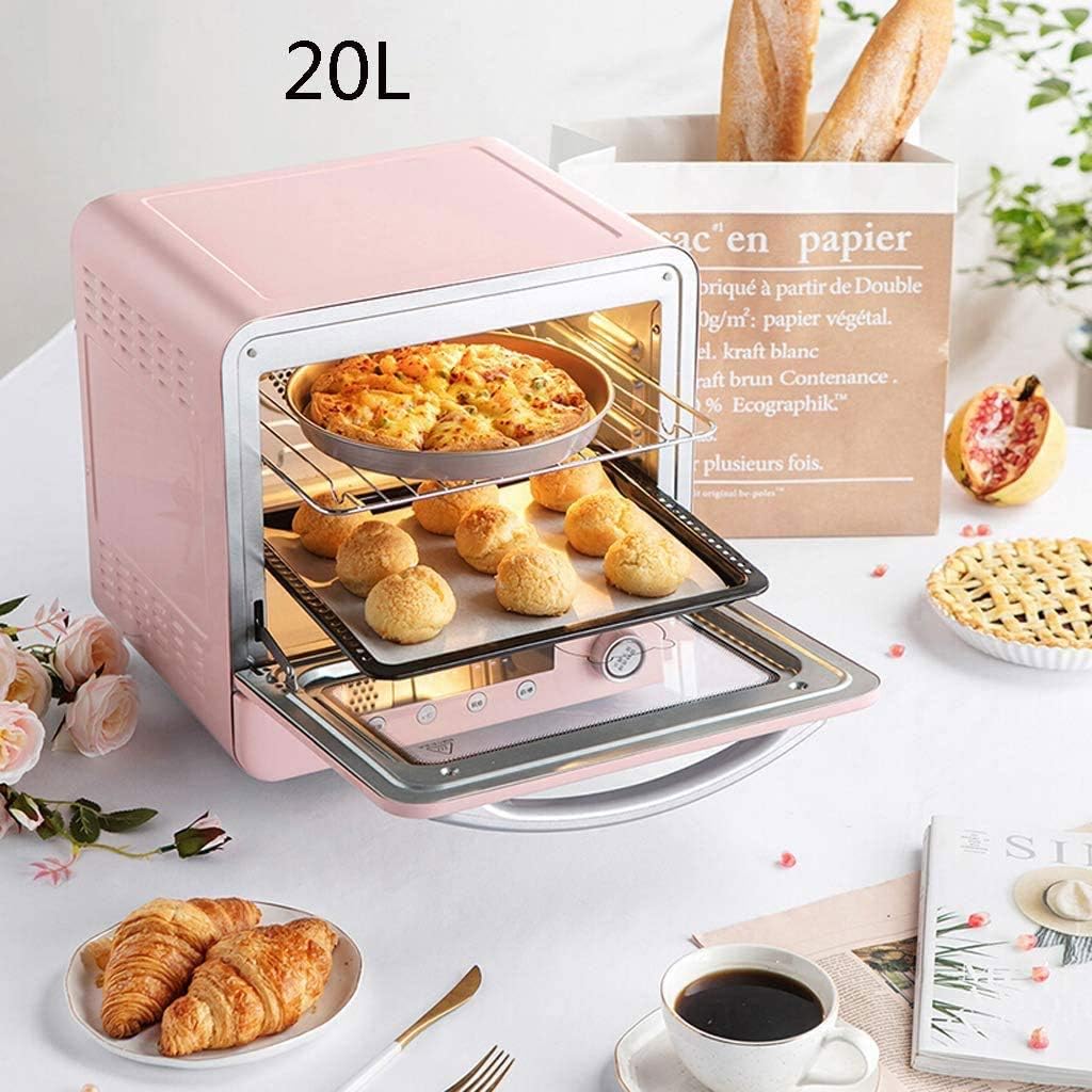 20L Toaster Oven, Multi-function Stainless Steel Finish with Timer - Toast Bake Broil, Natural Convection 1300 Watts of Power