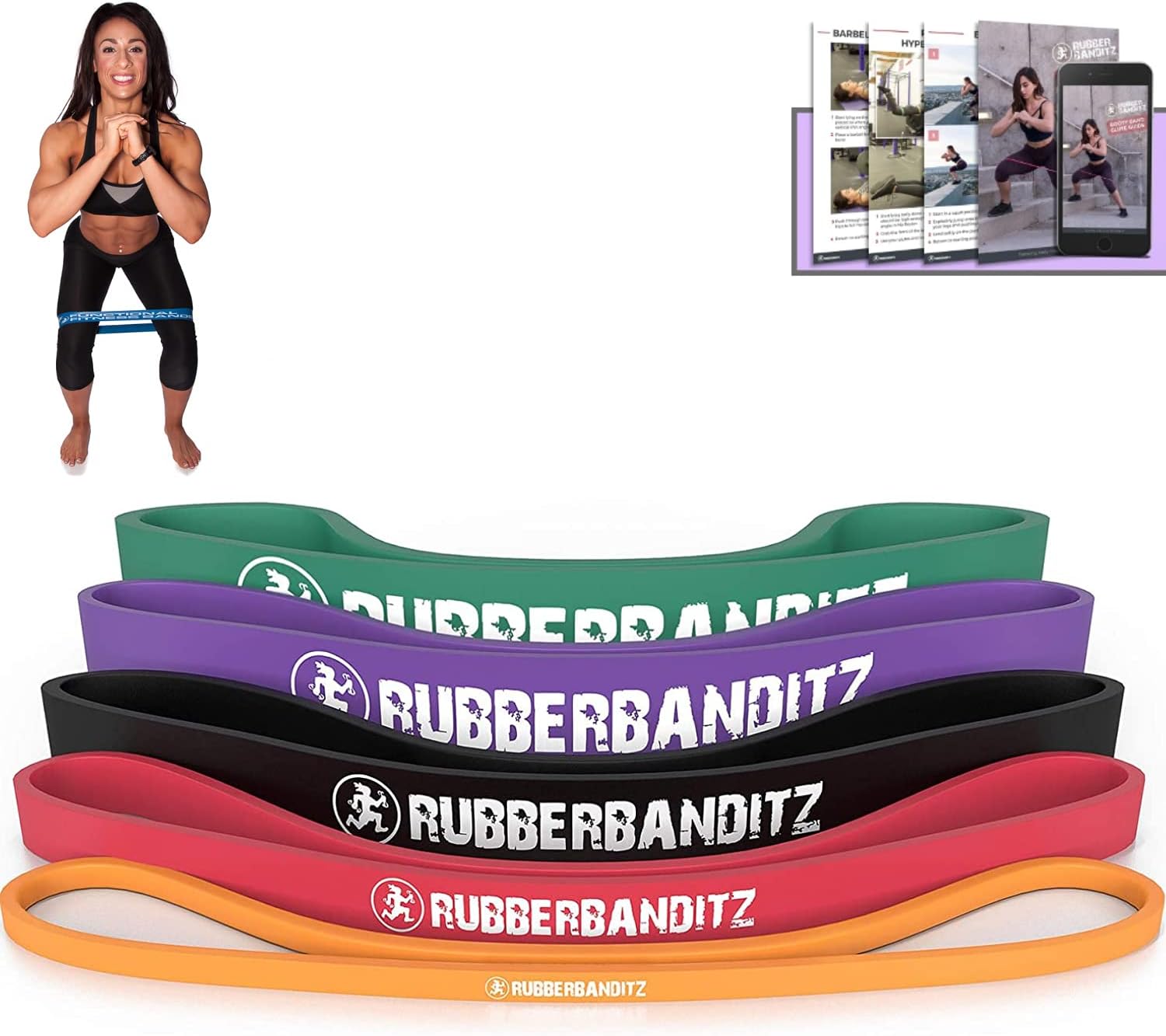 Rubberbanditz Extra Thick Booty Bands Mini Loop Liberia Ubuy