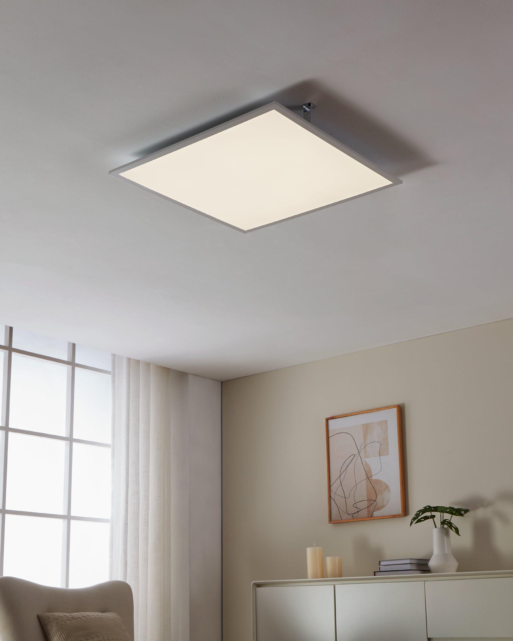 Eglo Led Panel Rabassa, lampada da soffitto a incasso