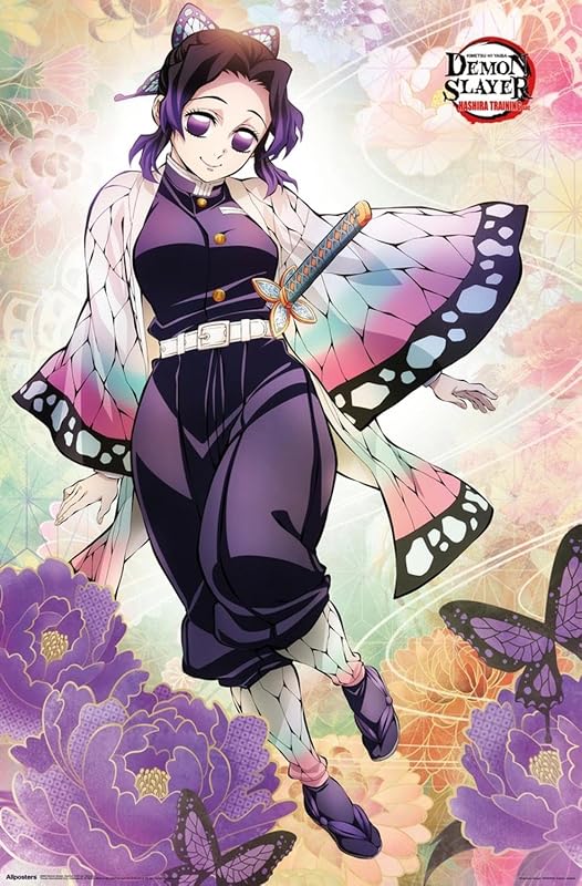 Demon Slayer: Hashira Training - Shinobu Wall Poster, 19L" x 13W", Premium Unframed Version