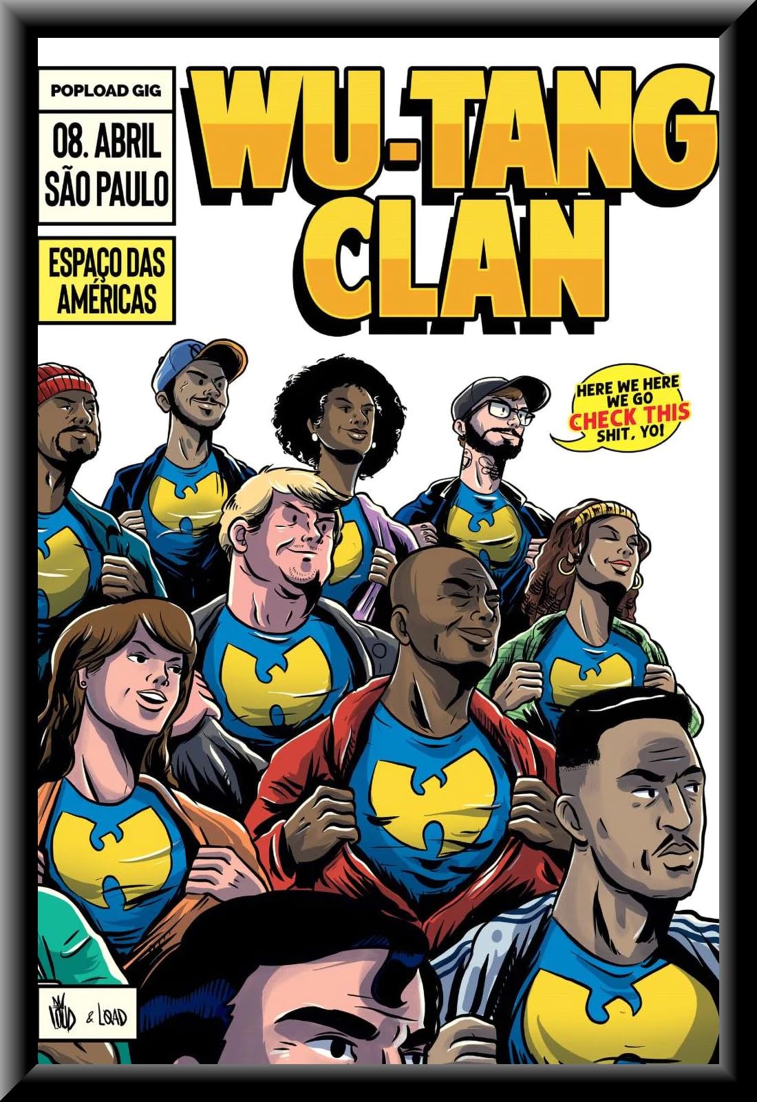 Amazon.com: BUY ART FOR LESS Officially Licensed Wu Tang Clan