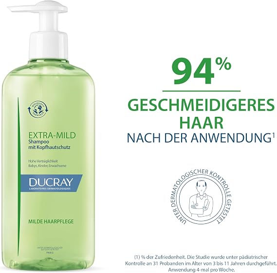 Ducray Extra Doux Shampoo Frequent Use Shampoo 400ml