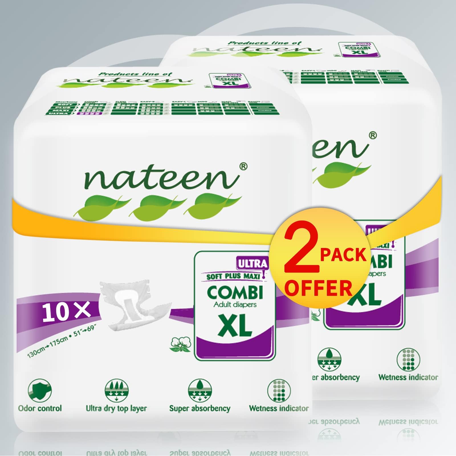 Nateen Super Ultra Incontinence Adult Diaper