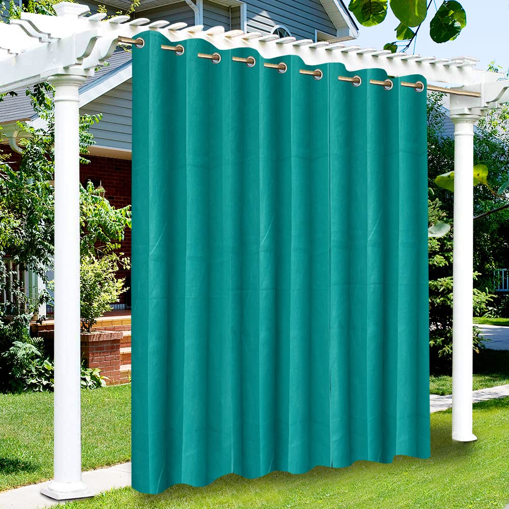 Duronet- HDPE Fabric Solid Sun Blockage (85-90%) Heat & Uv Protection SS Eyelete Outdoor Balcony Curtains (Green 9.5X7 Feet) Pack of 1-image-12