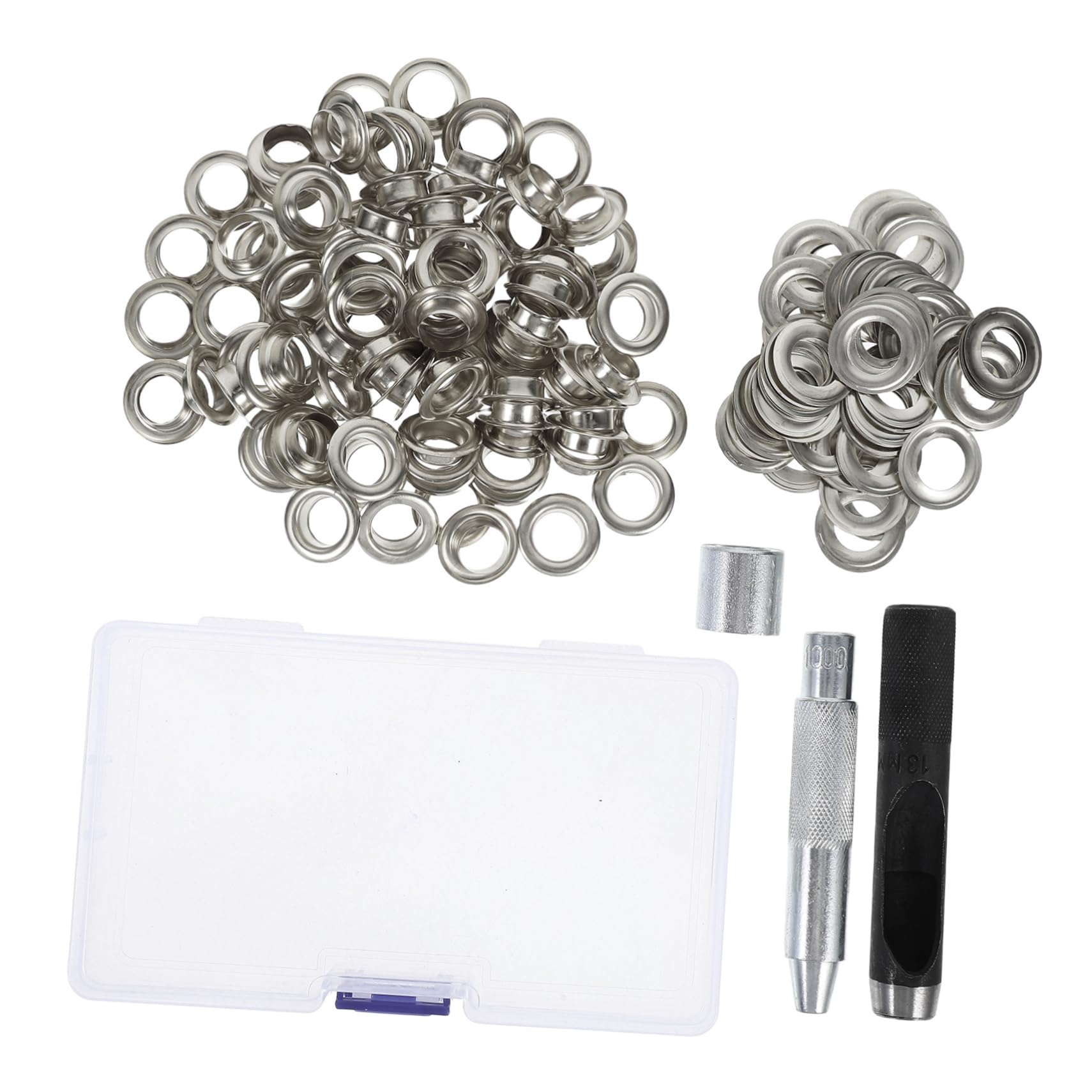 100sets Per Occhielli Kit Punzoni Per Grommet Occhielli Installazione Tende Teloni e