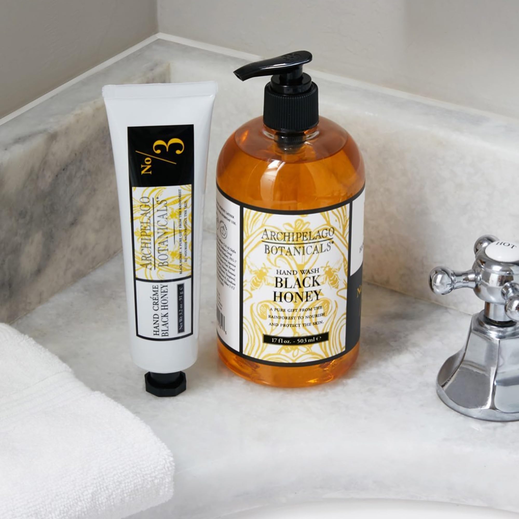 Amazon.com: Archipelago Botanicals Black Honey Hand Crème, 3.2 oz