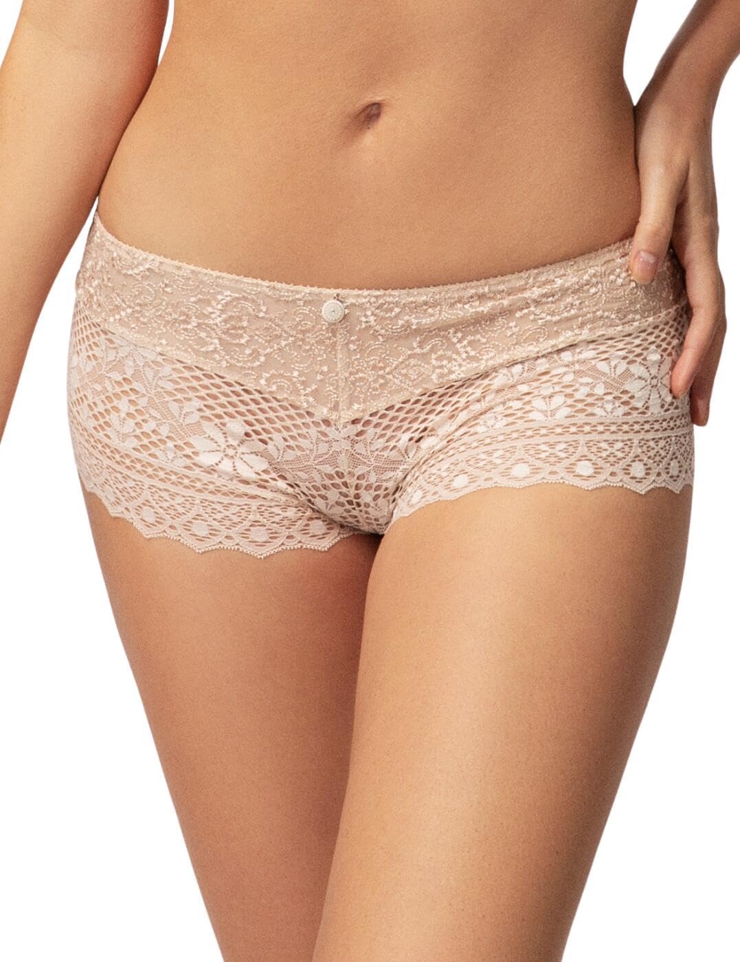Empreinte Women's 02151 Cassiopee Lace Boyshort Panty