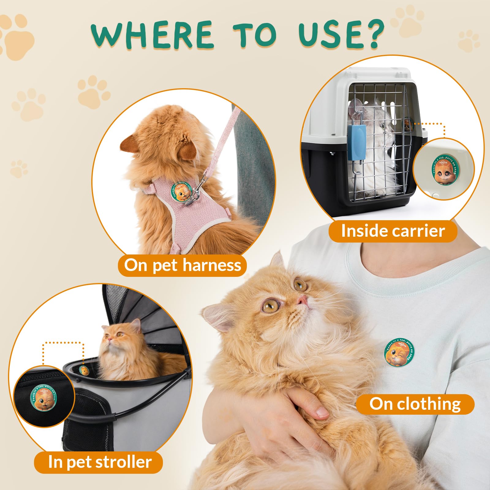 Diffuseur apaisant pour chat – Diffuseur de phéromones pour chats et chatons pour réduire l'anxiété et les comportements liés au stress, pas d'électricité nécessaire, aide apaisante améliorée