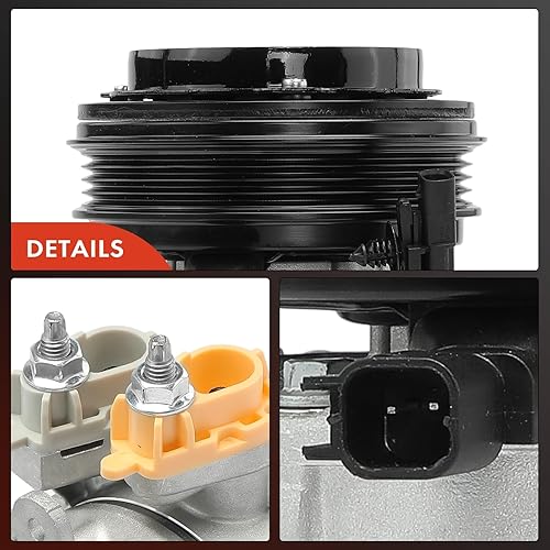 Miniatura 8 de A-Premium Compresor AC con embrague compatible con Ford EcoSport 2.0L 2018-2022