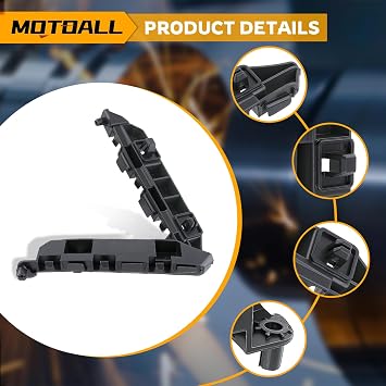 MOTOALL Front Bumper Bracket 71193-TR0-A01 Fit for Honda Civic 2012-2015 Mounting Support Retainer Spacer Holder Replaces# 71198-TR0-A01