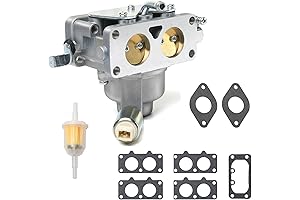 Carburetor Compatible with Briggs & Stratton 20hp-25hp 407777 V-Twin & Husqvarna YTH22V46