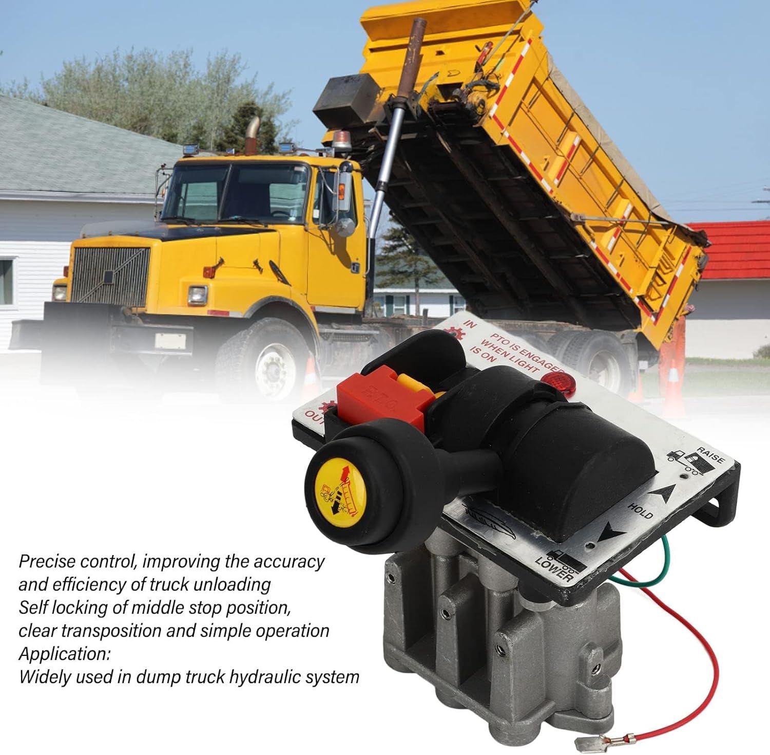 Proportional Control PTO Switch, Proportional Control Valves with PTO Switch Slow Down Tipper Switch for Hydraulic System Dump Truck