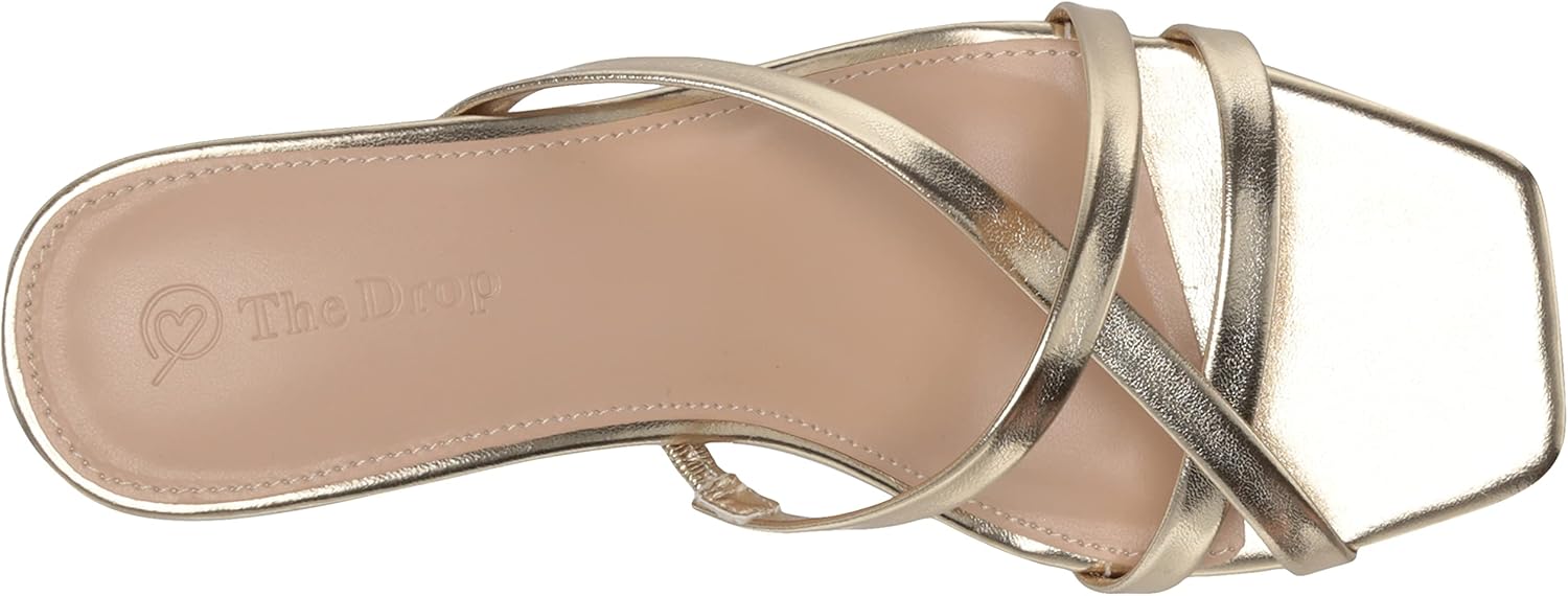 The Drop Women's Amelie Strappy Square Toe Heeled Sandal - Image 8